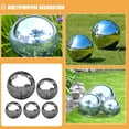 thumbnail image 3 of YOSADIER 5Pcs Polished Stainless Steel Gazing Globe Spheres Outdoor Reflective Yard Decor, 3 of 8
