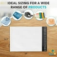 thumbnail image 4 of Shop4Mailers 14.5 x 19 Glossy White Plastic Self Seal Poly Mailer Flat Bags Waterproof Shipping Envelope 2 Mil for Apparel, Clothes, Shirts, Books – Permanent Adhesive Seal (1000 P, 4 of 6