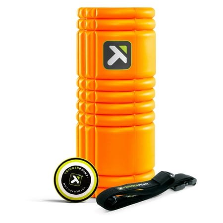TriggerPoint Mobility Pack with Orange Foam Roller, Grid Straps and MB1 Massage Ball