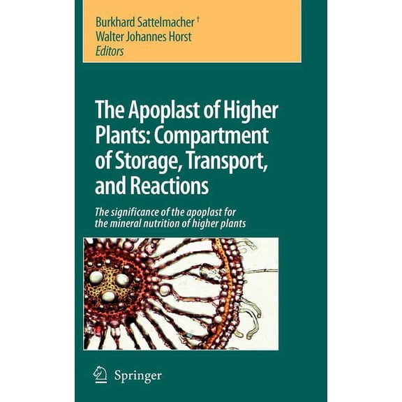 The Apoplast of Higher Plants: Compartment of Storage, Transport and Reactions: The Significance of the Apoplast for the, (Hardcover)