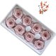 thumbnail image 4 of Rosa eterna de 4-5 cm, caja entera de 8 flores preservadas, bolsa de material de bricolaje, cubierta de vidrio para flores colgantes para automóvil, 4 of 5