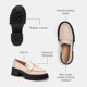thumbnail image 3 of Mocasines con plataforma Leah de Shoes Coach para mujer, talla 6.5, 3 of 6