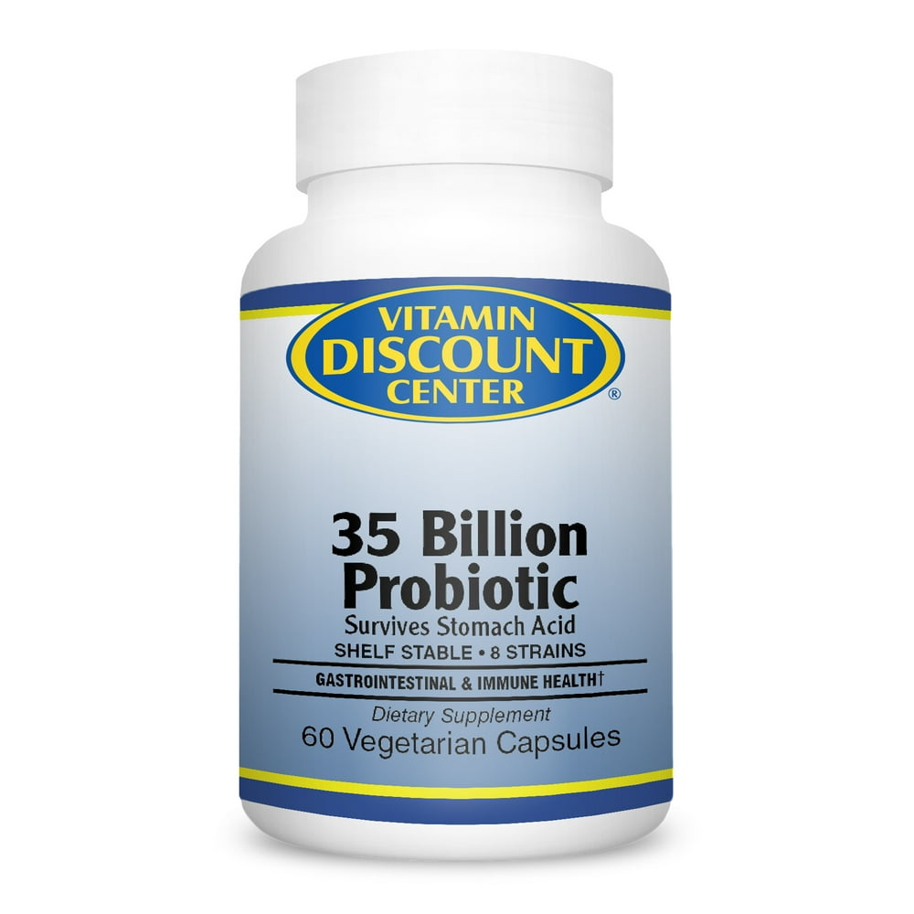 Probiotic 35 Billion By Vitamin Discount Center 60 Vegetarian