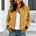 thumbnail image 2 of ShomPort Women's Casual Jackets Long Sleeve Zip up Lightweight Windbreaker Coat Trendy Outerwear with Pockets, 2 of 7