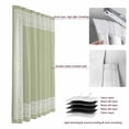 thumbnail image 6 of Sage Green Greek Key Blackout Curtains for Bedroom/Living Room, Pinch Pleated Black Out Curtains, Geometric Greece Ancient Farmhouse Geo Room Darkening Window Drapes with Hooks 2 Panels, 39"x70", 6 of 8