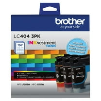 Brother Genuine LC4043PK 3-PackINKvestment Tank Printer Ink Cartridges –includes 1 cartridge each of Cyan, Magenta & Yellow