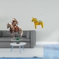 thumbnail image 2 of Letrero de escritorio Home Knight,Adorno de caballero acrílico 2D para estantería de manualidades,Figura de escritorio,Estatua tradicional sueca del caballo de Dala,Figura creativa del, 2 of 8