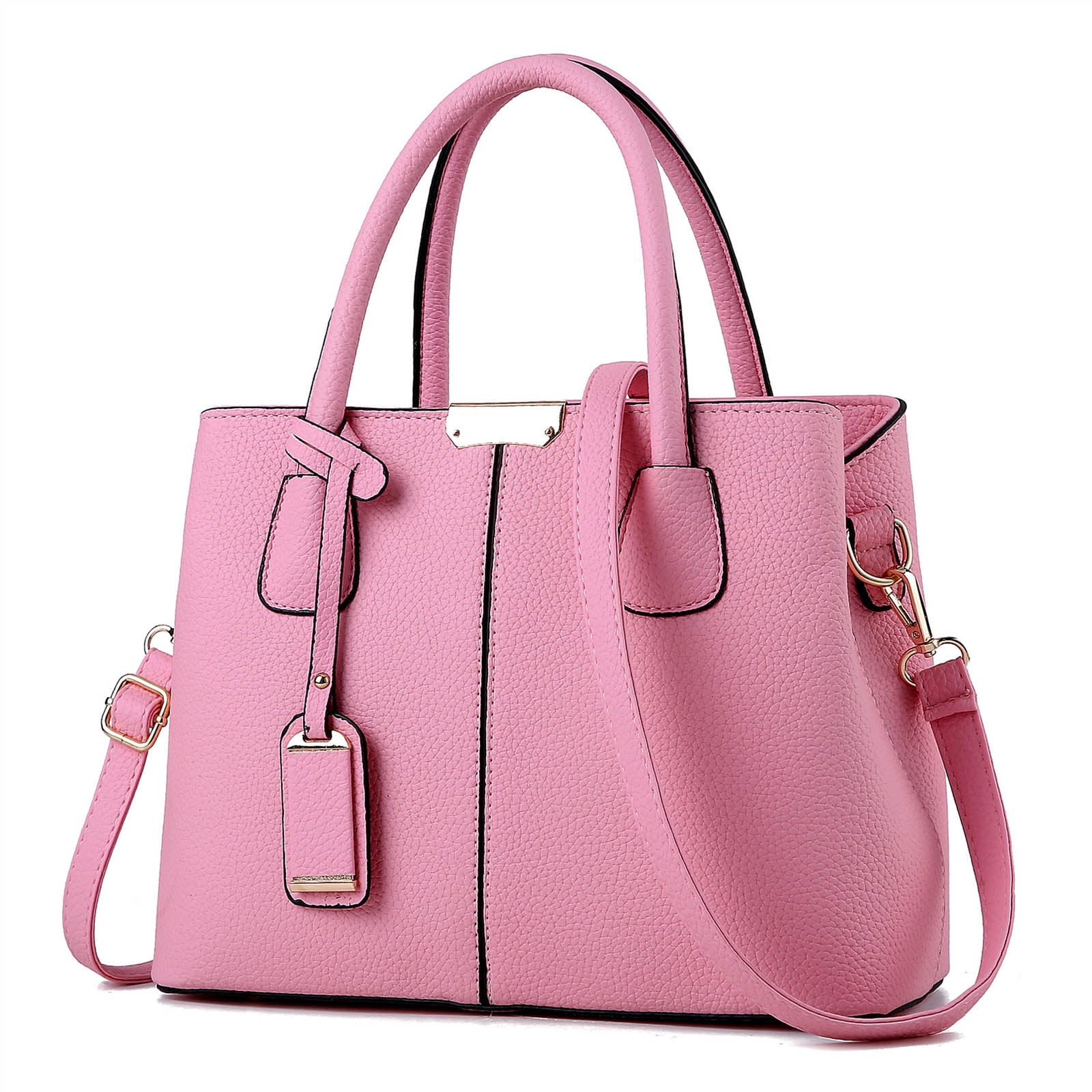 Faraee Purses and Handbags for Women Leather Tote Top Handle Satchel Crossbody Work Shoulder Bags Ladies Red