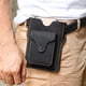 thumbnail image 3 of Funda de teléfono informal para cinturón, riñonera para hombre, para deportes al aire libre negro 4, 3 of 7