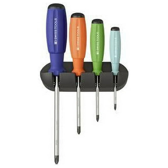PB Swiss Tools PB 8242.RB CBB Rainbow SwissGrip Screwdriver Set, Phillips