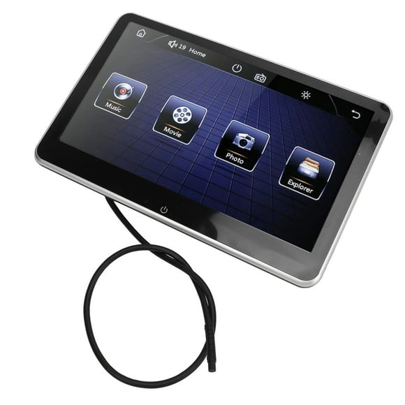 Car Headrest Video Player, Hd Touch Screen FM Transimission 1080P Car Headrest Monitor 11.6 Inches Multimedia Support for Car