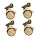thumbnail image 3 of Juego de 4 ruedas giratorias con soporte en U, fáciles de instalar y silenciosas. Clip de 30 mm, 3 of 9
