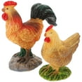 thumbnail image 2 of 2 Pcs Modèle de Poulet Simulé Décor Ornement Créatif pour Ferme Modèle de Volaille Jouet Poulet Simulé, 2 of 8