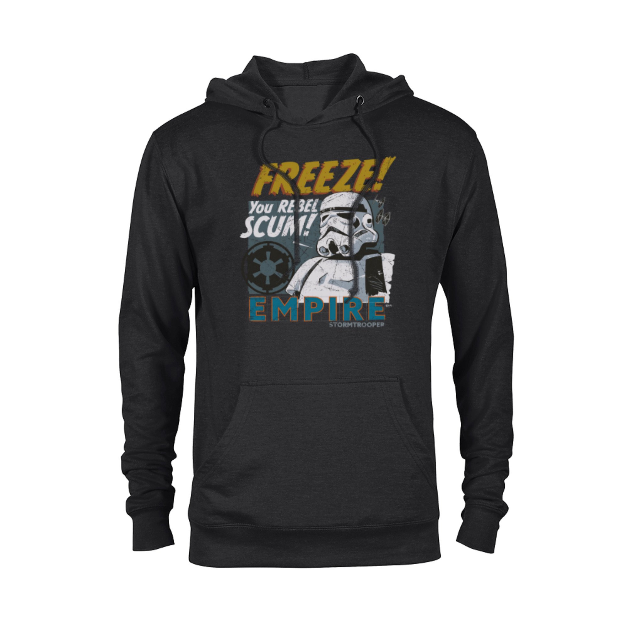 Star Wars Empire Stormtrooper Freeze You Rebel Scum! - Pullover Hoodie for Adults - Customized-Black