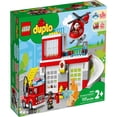 thumbnail image 1 of Set de juego LEGO DUPLO Estación de bomberos y helicóptero, 1 of 3