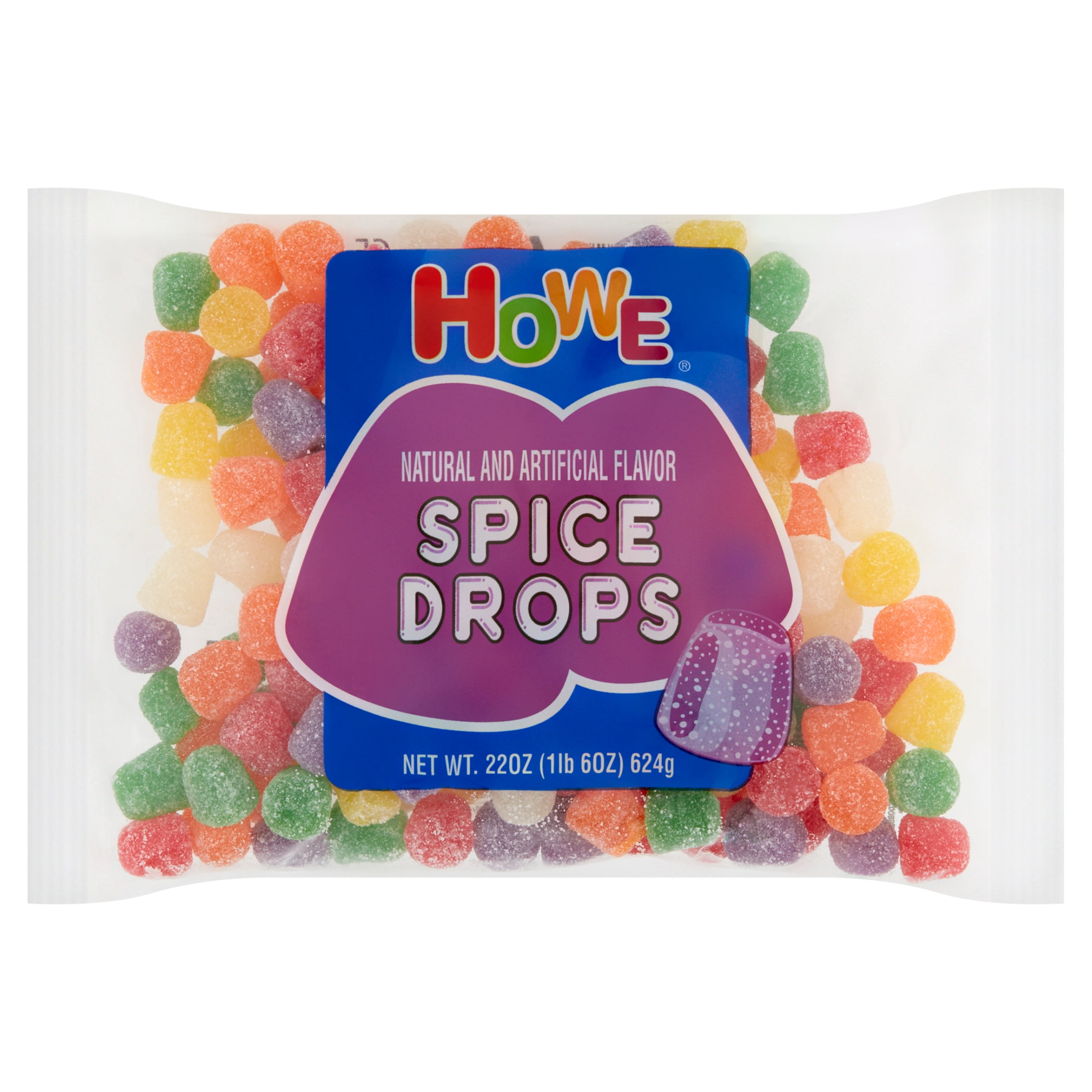 (3 pack) Howe Spice Drops Chewy Candy, 22 oz, Bag