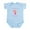 Sky Blue, variant on CafePress - I Love My Poppie (Girl Bfly) Infant Bodysuit - Baby Light Bodysuit, Size Newborn - 24 Months