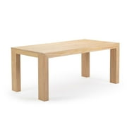 Plank+Beam 72 Modern Dining Table for 6, Solid Wood Rectangular Dining Table for Kitchen/Dining Room, Blonde Wirebrush