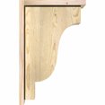 thumbnail image 3 of 8"W x 14"D x 22"H Newport Rough Sawn Corbel w/Backplate, Douglas Fir, 3 of 9
