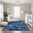 thumbnail image 6 of Addison Rugs Mayfield Premium Machine Washable Transitional Abstract Navy Rectangle Rug, 10' x 14', 6 of 6