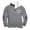 Gris, variante sur Chandail à Col Montant Style Britannique Demi-Fermeture à Glissière pour Usage Quotidien Décontracté - Chandail en Molleton Doublé Confortable pour Hommes avec Manches Longues et Confort Chaud