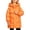 Orange, variant on Down Jacket Kids Winter Warm-Puffer Coat with Hood Button Zipper 1-14 Years