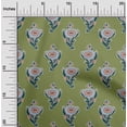 thumbnail image 1 of oneOone Cotton Poplin Fabric Leaves & Floral Block Print Sewing Fabric BTY 56 Inch Wide, 1 of 4