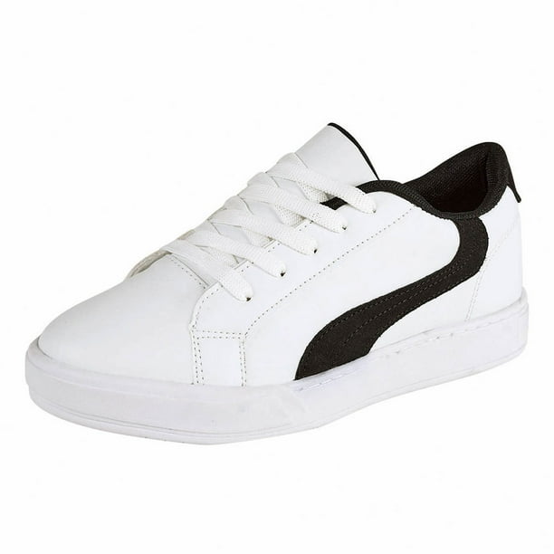 Tenis Urbano Para Mujer CASTALIA 659-104 Blanco con Negro