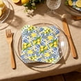 thumbnail image 5 of 20Pcs Lemon Napkins Blue Yellow Disposable Paper Citrus Decorative Dinner Napkin Luncheon Napkins for Party Supplies Table Decor, 5 of 6