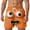 21-Orange, variant on ibiyuan Swim Trunks Men 3d Cartoon Smile Face Quickdry Running Board Shorts Drawstring Waist Bathing Suit Beach Swimwear
