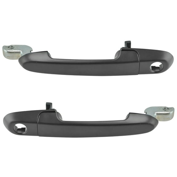 TRQ Exterior Outside Door Handle Pair LH & RH Front Set for 06-11 Hyundai Accent DHA36524