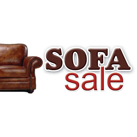 24" SOFA SALE DECAL sticker couch furniture store