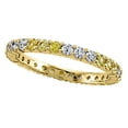 thumbnail image 2 of Karina B� Yellow Sapphire Eternity Band, 2 of 9