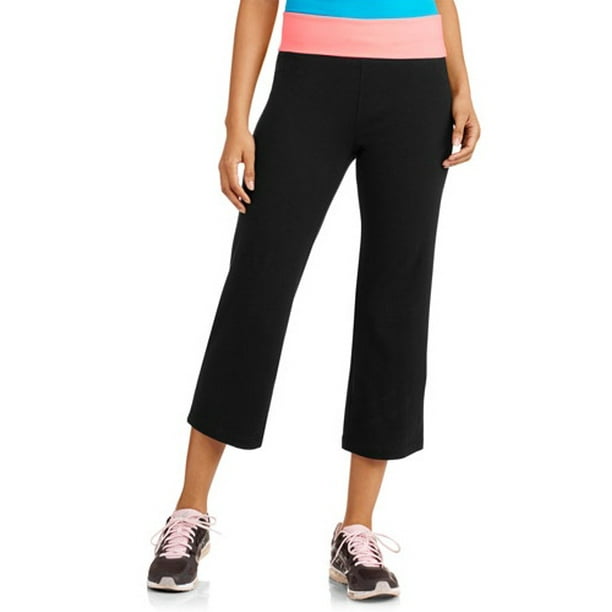 No Boundaries - Juniors' Flare Cropped Yoga Pants - Walmart.com - Walmart.com