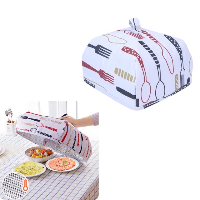 Batería de Cocina Cubierta reutilizable para comida de cocinacubierta de papel de aluminio plegable para mantener la comida caliente Ndcxsfigh Libre de BPA