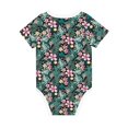 thumbnail image 5 of Balery Rose Flowers Pattern Baby Climbing Clothes Infant Bodysuit Cute Infant Bodysuit Baby Romper-18 Months, 5 of 7