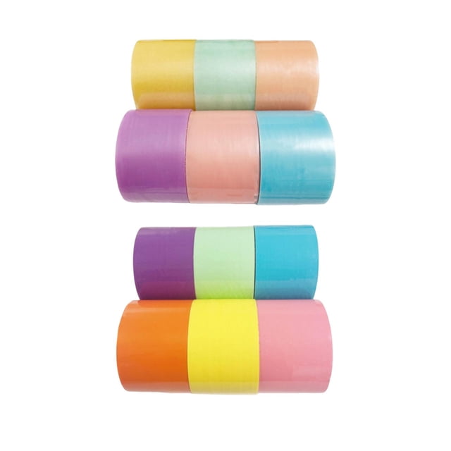 Rongfmy 12 Pcs Bandes, Bande de Boule Colorée, Fabrication de Boule DIY Fait Main, Éducatif Amusant 6cm