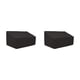 thumbnail image 1 of Cubierta antipolvo Wosthever tela impermeable para protección profesional Diseño elegante Cubiertas de muebles de tela Cubierta sofá Negro 210D 147*83*79cm 2Conjunto, 1 of 6