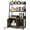 Gray Oak, variant on BarefHaven Litter Box Enclosure with Shelves, Hidden Cat Washroom Cabinet with Charging Station, Winding Entry & Scratching Board, Versatile Litter Box Furniture (Rustic Brown)