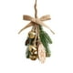 thumbnail image 2 of Campanas Navideñas Pequeñas, Cordeles, Lazos, Piñas, Ramas de Pino, Rodajas de Madera, Adornos para Árbol de Navidad, Decoración, Escena, Suministros para Montar., 2 of 6