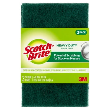 Scotch-Brite Scour Pads Heavy Duty 3 Count Package May Vary