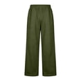 thumbnail image 5 of Domuza Baggy Sweatpants for MenWide Leg Elastic Waist Drawstring Athletic Loose Jogger Lounge Sweat Pants with Pockets Army Green S, 5 of 7
