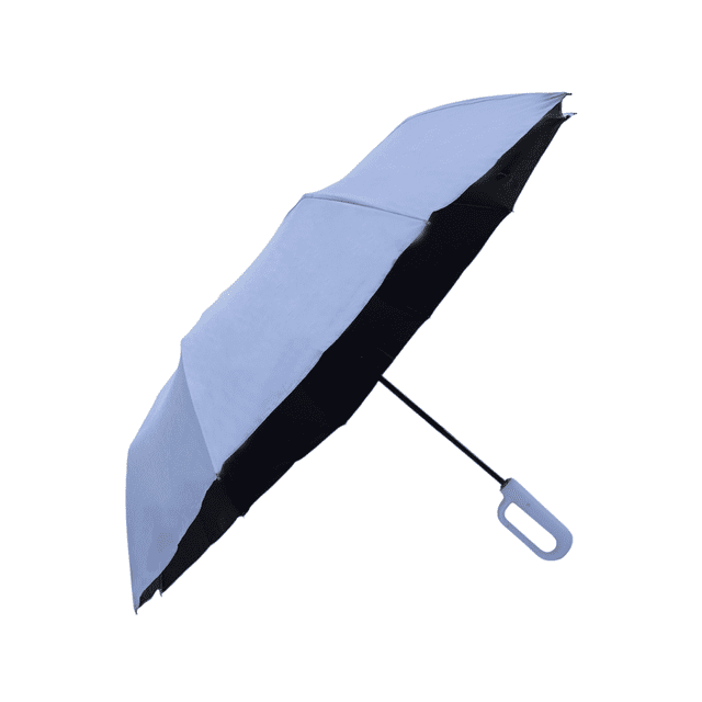 Sombrilla Paraguas Mango De Clip Portátil Plegable Waterprof azul cielo Chico