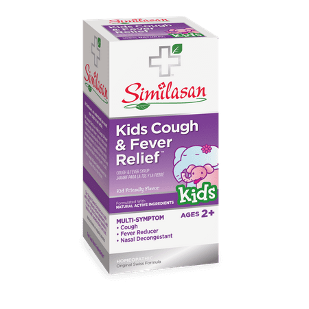 Similasan Kids Nighttime Cough & Cold Relief Plus Echinacea Liquid, 4 Fl