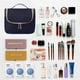 thumbnail image 4 of Bolsa de maquillaje, bolsa de viaje para cosméticos, bolsa de mano portátil para cosméticos para mujer, bolsa de artículos de tocador grande, organizador, 4 of 5