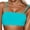 Mint Green, variant on Women tank top Removable Bandeau Bikini Top solid color sleeveless swimwear Adjustable Straps 2 in 1 print cropped camis Beach Pool