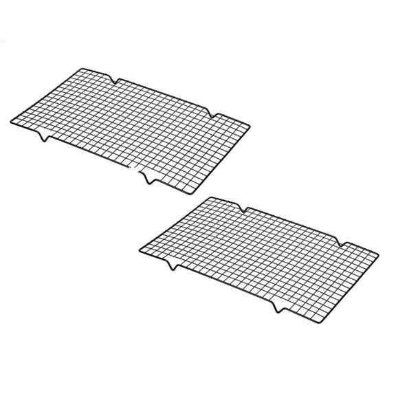 2Pack Wire Rack For Baking Small Grid Design For Cakes Cookies Pastries And More Durable Kitchen Bakeware For Bakeware Home Decor