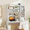 thumbnail image 4 of Costway Desktop Bookshelf with 7 Open Cubbies & 3 Adjustable Shelves for Home Office Dorm White, 4 of 10