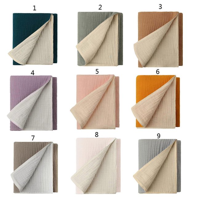 Soft Cotton Comforter Blanket for Newborn Baby Sleeping Dolls Kids Fashion Sleep Toy Soothe Appease Photography Towel
