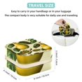thumbnail image 5 of Thanksgiving Pear Travel Portable Square Jewelry Box Organizer for Girls and Women with Ring Earring Necklace Bracelet Storage Display Case Holder, 5 of 6
